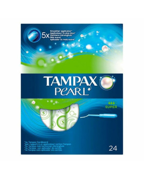 Pacco di Assorbenti interni Pearl Super Tampax Tampax Pearl (24 uds) 24 uds
