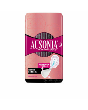 Assorbenti con Ali da Notte Ausonia Plus Ultra sottile 10 Unità