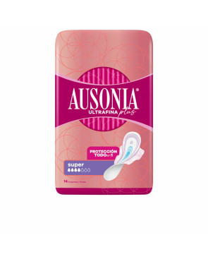 Assorbenti Super con Ali Ausonia Plus Ultra sottile 14 Unità