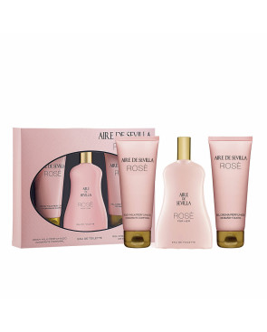Cofanetto Profumo Donna Aire Sevilla Rose 3 Pezzi