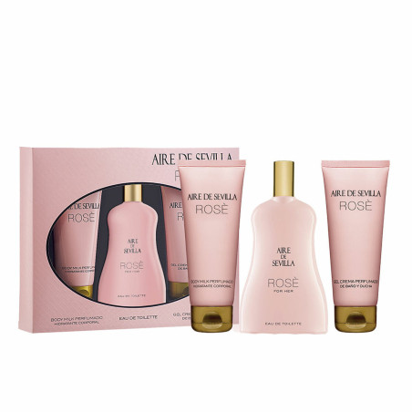 Cofanetto Profumo Donna Aire Sevilla Rose 3 Pezzi