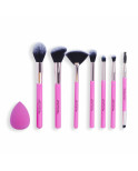Set di Pennelli per il Trucco Revolution Make Up The Brush Edit Rosa 8 Pezzi Set di Pennelli per il Trucco Revolution Make Up The Brush Edit Rosa 8 Pezzi