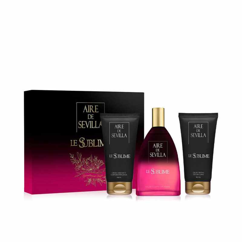 Cofanetto Profumo Donna Aire de Sevilla Le Sublime EDT 3 Pezzi Cofanetto Profumo Donna Aire de Sevilla Le Sublime EDT 3 Pezzi