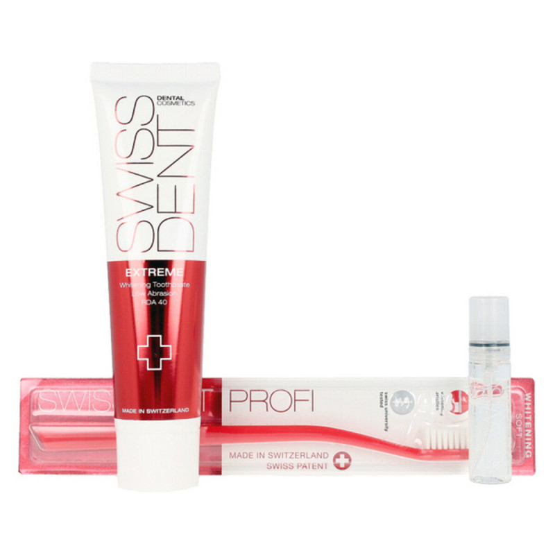 Set di Dentifricio con Spazzolino Swissdent 4 Pezzi Set di Dentifricio con Spazzolino Swissdent 4 Pezzi