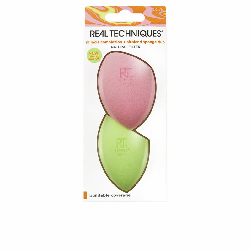 Spugnetta per il Trucco Real Techniques Miracle Complexion Airblend Edizione limitata (2 Unità) Spugnetta per il Trucco Real Techniques Miracle Complexion Airblend Edizione limitata (2 Unità)
