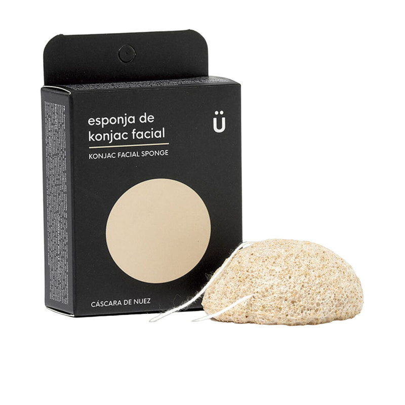 Spugna per il Viso Naturbrush Konjac Gusci di noce Spugna per il Viso Naturbrush Konjac Gusci di noce