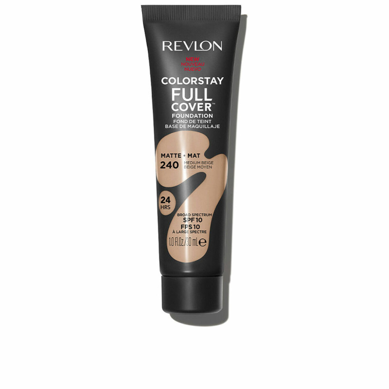 Base Cremosa per il Trucco Revlon ColorStay Full Cover Nº 240 Medium Beige 30 ml Base Cremosa per il Trucco Revlon ColorStay Full Cover Nº 240 Medium Beige 30 ml