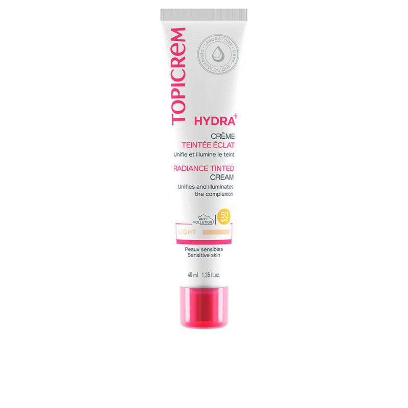 Crema Illuminante Topicrem Hydra+ Chiaro Spf 50 40 ml Crema Illuminante Topicrem Hydra+ Chiaro Spf 50 40 ml