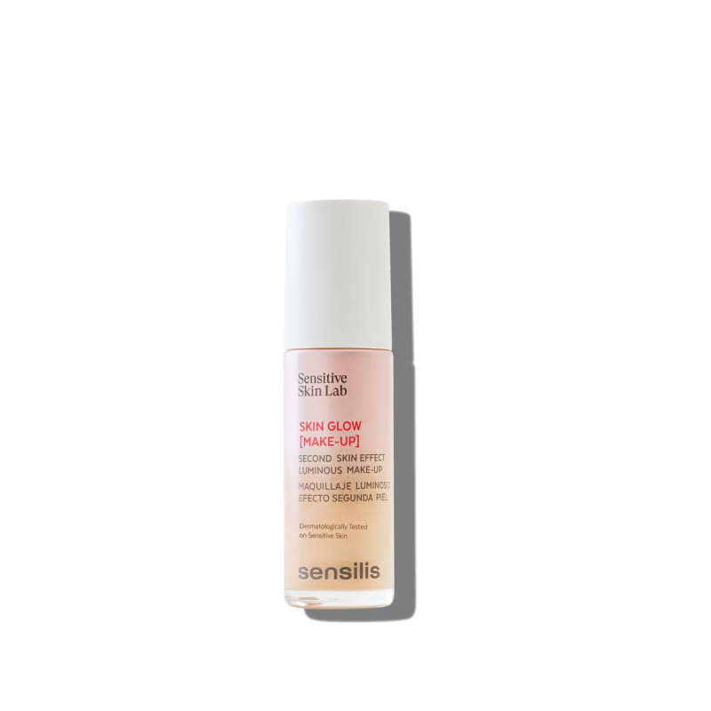 Base per Trucco Fluida Sensilis SKIN GLOW Nº 02 Beige 30 ml Base per Trucco Fluida Sensilis SKIN GLOW Nº 02 Beige 30 ml