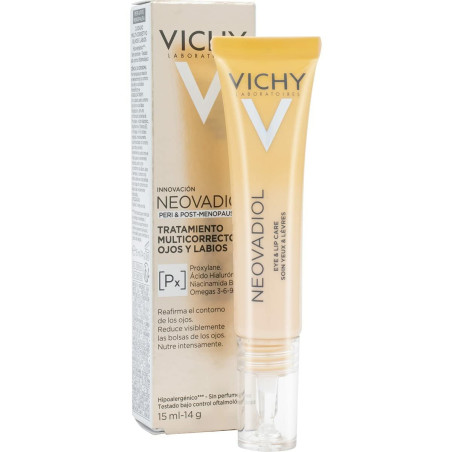 Trattamento per il Contorno Occhi e Labbra Vichy Neovadiol Rassodante Menopausa (15 ml)
