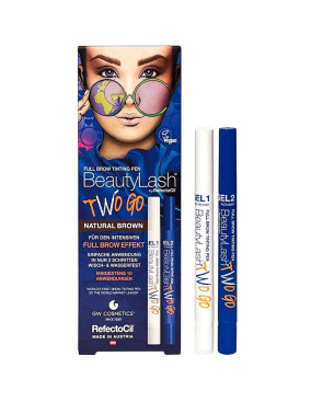 Tinta per ciglia RefectoCil BeautyLash Two Go Natural Brown 2 Pezzi