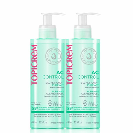 Gel Detergente Viso Topicrem AC TOPICREM 400 ml