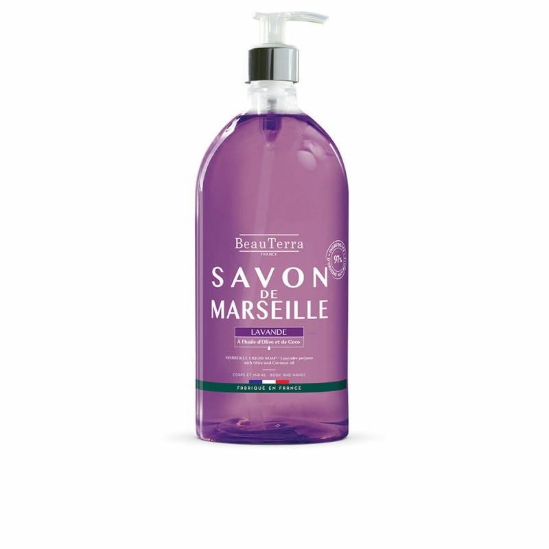 Sapone Liquido Beauterra Marseille Mani Universale Lavanda 1 L Sapone Liquido Beauterra Marseille Mani Universale Lavanda 1 L