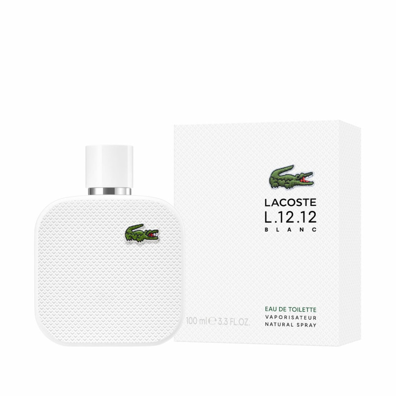 Profumo Uomo Lacoste L.12.12 Blanc EDT 100 ml Profumo Uomo Lacoste L.12.12 Blanc EDT 100 ml