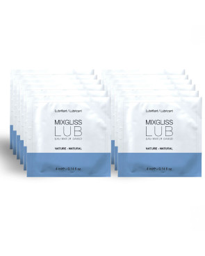 MIXGLISS - LUBRIFICANTE NATURALE A BASE ACQUA 12 MONODOSE 4 ML