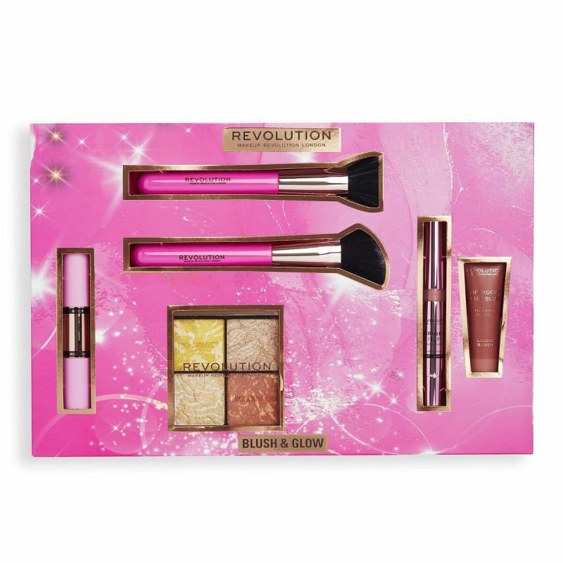 Set da Trucco Revolution Make Up Blush & Glow 6 Pezzi Set da Trucco Revolution Make Up Blush & Glow 6 Pezzi