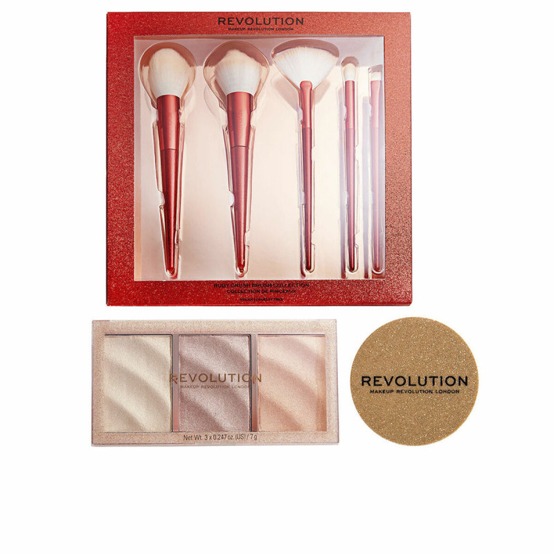 Set da Trucco Revolution Make Up Illuminante 3 Pezzi Set da Trucco Revolution Make Up Illuminante 3 Pezzi