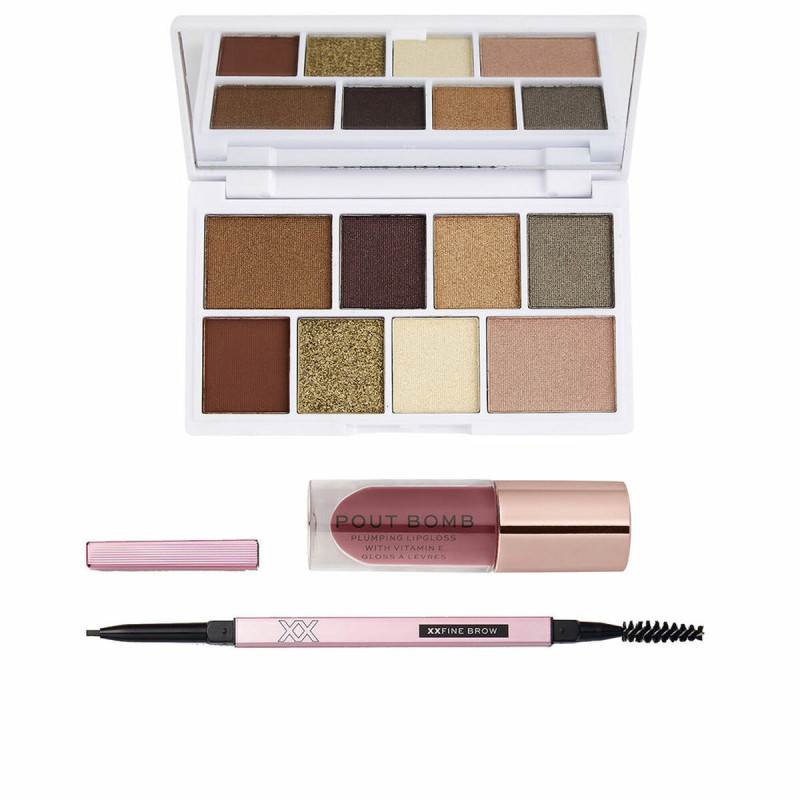 Set da Trucco Revolution Make Up I Heart Revolution 3 Pezzi Set da Trucco Revolution Make Up I Heart Revolution 3 Pezzi