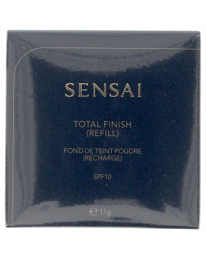 Base per il Trucco in Polvere Sensai Total Finish Nº TF204 Almond B. Spf 10 11 g Ricarica