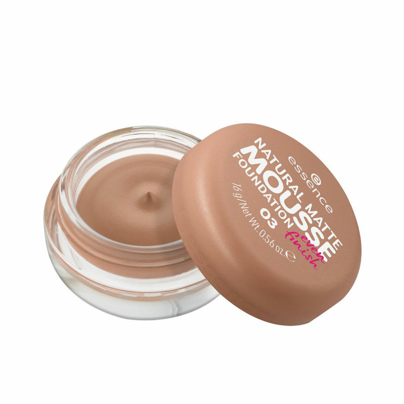 Base per il Trucco in Mousse Essence NATURAL MATTE Nº 03 16 g Base per il Trucco in Mousse Essence NATURAL MATTE Nº 03 16 g