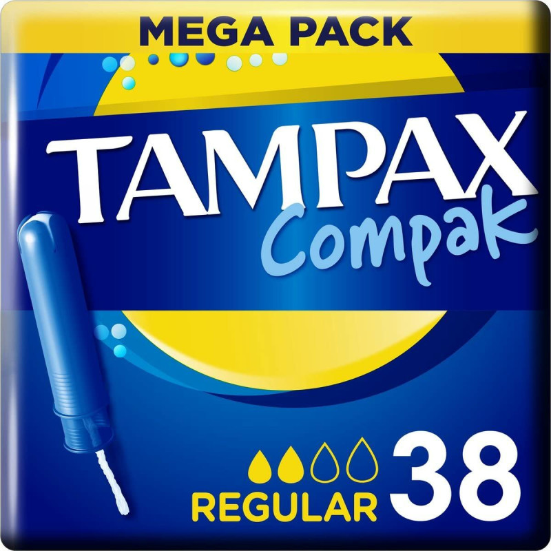 Assorbenti Interni Regolari Tampax Compak 38 unidades Assorbenti Interni Regolari Tampax Compak 38 unidades