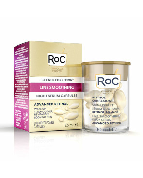 Siero Notte Roc Line Smoothing 3,5 ml x 10 Addolcitore Capsule
