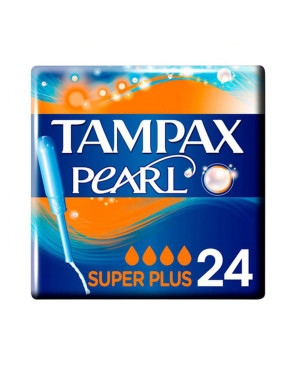 Pacco di Assorbenti interni Pearl Super Plus Tampax Tampax Pearl (24 uds) 24 uds