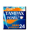 Pacco di Assorbenti interni Pearl Super Plus Tampax Tampax Pearl (24 uds) 24 uds Pacco di Assorbenti interni Pearl Super Plus Tampax Tampax Pearl (24 uds) 24 uds