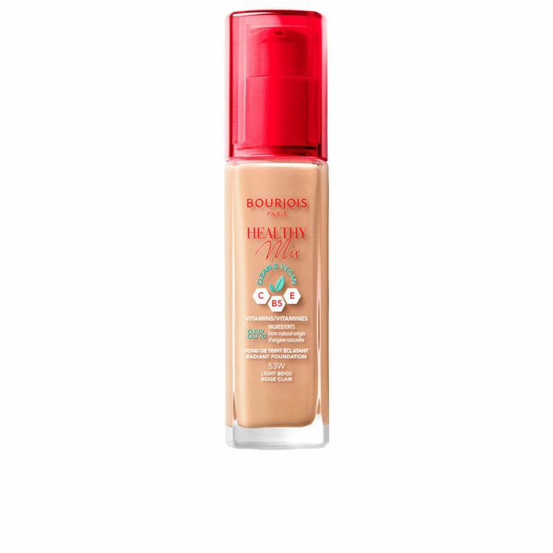 Base per Trucco Fluida Bourjois Healthy Mix Nº 57 30 ml Base per Trucco Fluida Bourjois Healthy Mix Nº 57 30 ml