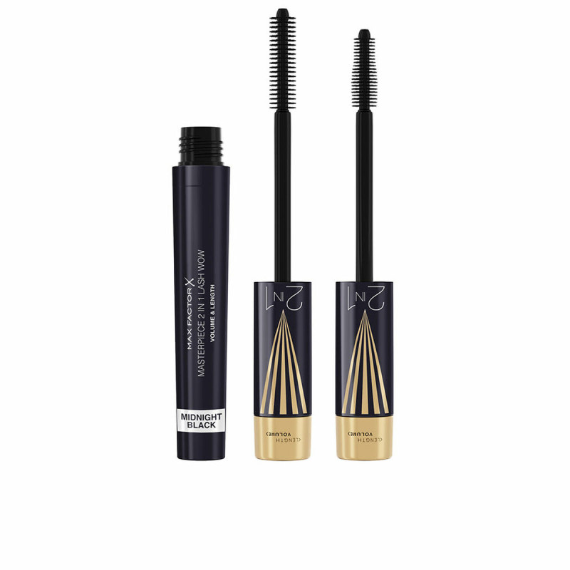 Mascara per Ciglia Max Factor Masterpiece 2 In 1 Lash Wow Nº 03 Midnight black 7 ml Mascara per Ciglia Max Factor Masterpiece 2 In 1 Lash Wow Nº 03 Midnight black 7 ml
