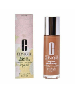 Base per Trucco Fluida Clinique Beyond Perfecting Correttore Viso Nº 18 Sand 30 ml