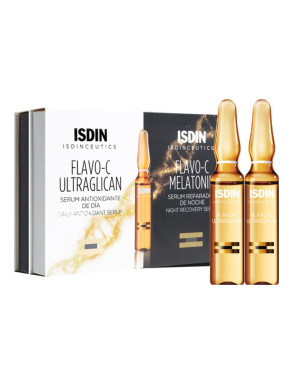 Siero Antiossidante Melatonin + Ultraglican Isdin Isdinceutics C (20 uds) 20 Pezzi