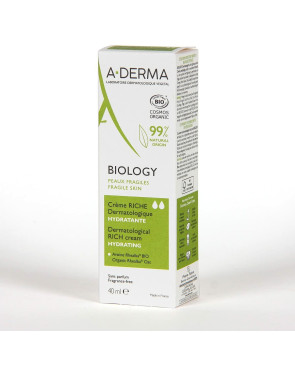 Crema Viso Idratante A-Derma Biology (40 ml)