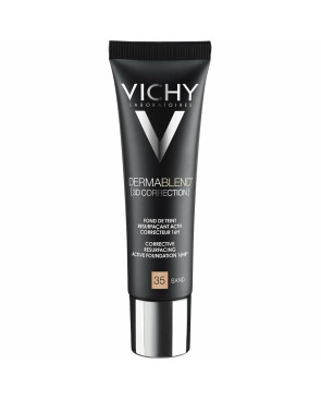 Base per Trucco Fluida Vichy Dermablend 3D Correction 30 ml Spf 25 Nº 35 Sand