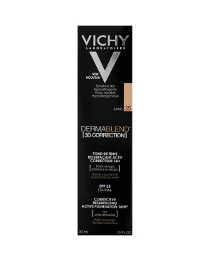 Base per Trucco Fluida Vichy Dermablend 3D Correction 30 ml Spf 25 Nº 35 Sand