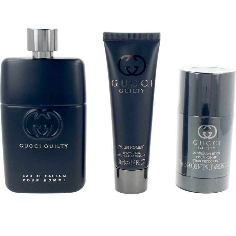 Cofanetto Profumo Uomo Gucci GUILTY POUR HOMME 3 Pezzi