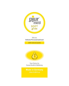 PJUR - LUBRIFICANTE AL SILICONE MED SOFT GLIDE 1.5 ML