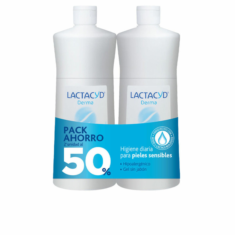 Gel Bagno Dermoprotettivo Lactacyd Derma 2 x 1 L Pelle sensibile Gel Bagno Dermoprotettivo Lactacyd Derma 2 x 1 L Pelle sensibile