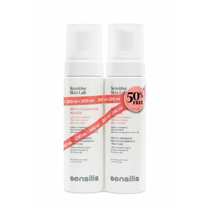 Schiuma Detergente Sensilis Calmante 2 x 200 ml Schiuma Detergente Sensilis Calmante 2 x 200 ml