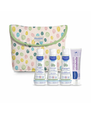 Set di igiene Mustela Bebé Neceser Lunares Lote 5 Pezzi