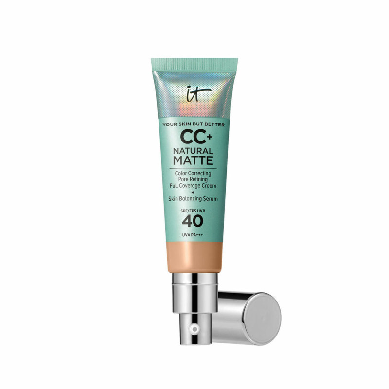 Base Cremosa per il Trucco It Cosmetics CC+ NATURAL MATTE Neut Medium Spf 40 32 ml Base Cremosa per il Trucco It Cosmetics CC+ NATURAL MATTE Neut Medium Spf 40 32 ml