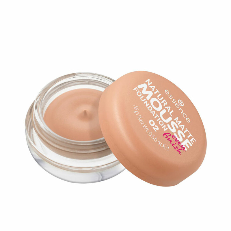 Base per il Trucco in Mousse Essence NATURAL MATTE Nº 02 16 g Base per il Trucco in Mousse Essence NATURAL MATTE Nº 02 16 g