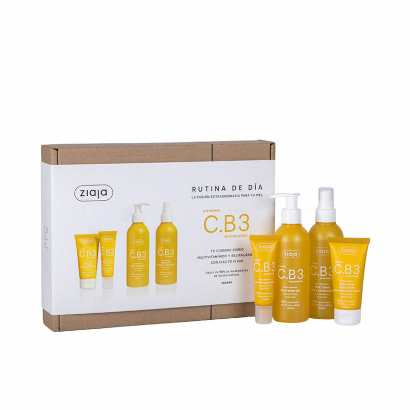 Set da Trucco Ziaja VITAMINA C.B3 NIACINAMIDA 4 Pezzi Set da Trucco Ziaja VITAMINA C.B3 NIACINAMIDA 4 Pezzi