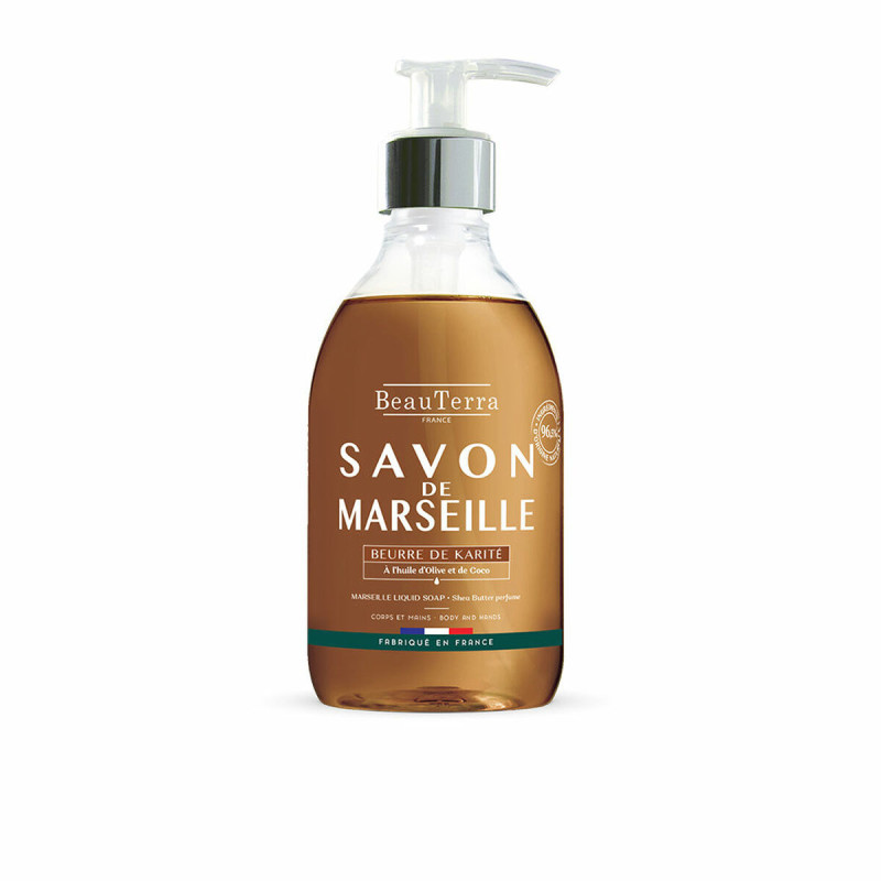 Sapone Liquido Beauterra Savon de Marseille Burro di Karitè 300 ml Sapone Liquido Beauterra Savon de Marseille Burro di Karitè 300 ml