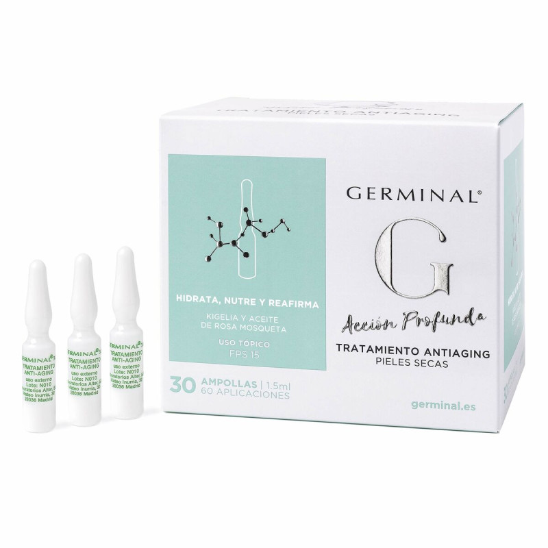 Fiale Germinal 30 x 1,5 ml Pelle Secca Antietà Fiale Germinal 30 x 1,5 ml Pelle Secca Antietà