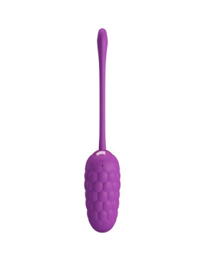 PRETTY LOVE - UOVO VIBRANTE CON TEXTURE MARINA RICARICABILE VIOLA