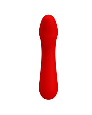 PRETTY LOVE - VIBRATORE RICARICABILE CETUS ROSSO