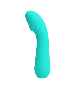 PRETTY LOVE - VIBRATORE RICARICABILE CETUS VERDE ACQUA