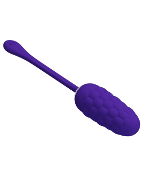 PRETTY LOVE - UOVO VIBRANTE CON TEXTURE MARINA RICARICABILE VIOLA