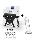 X RAY - IMBRACATURA + CAZZO TRASPARENTE 12 CM -O- 2.6 CM X RAY - IMBRACATURA + CAZZO TRASPARENTE 12 CM -O- 2.6 CM